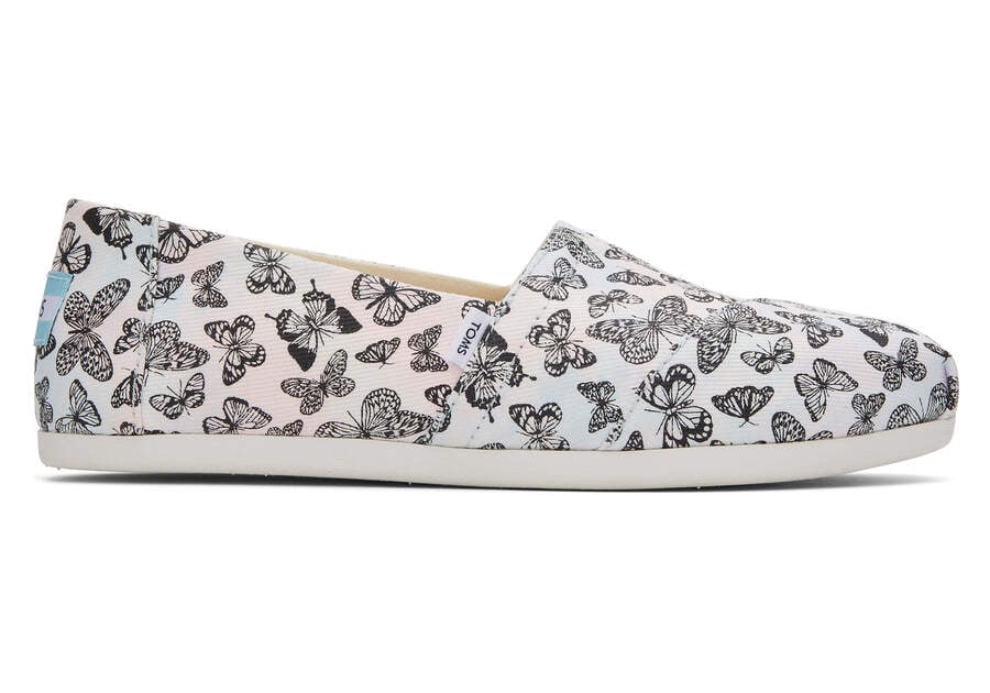 Toms Alpargata Butterflies スリップオン レディース ピンク | Toms アウトレット店舗 91CGHEIAL