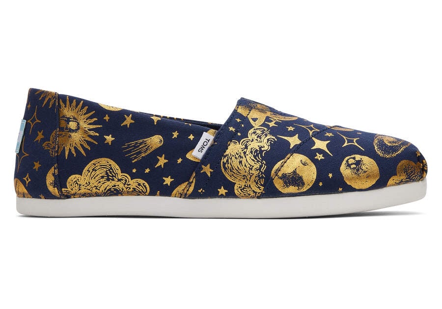 Toms Alpargata Celestial スリップオン レディース ネイビー | Toms アウトレット店舗 14MIURALW