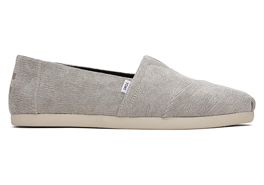Toms Alpargata Corduroy エスパドリーユ メンズ グレー | Toms アウトレット店舗 04DTPXWQU