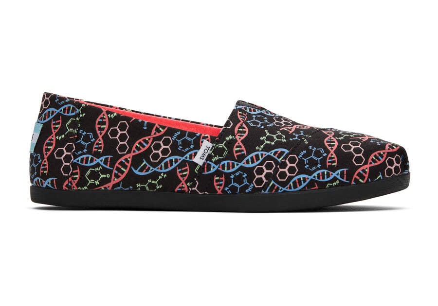 Toms Alpargata DNA スリップオン レディース 黒 | Toms アウトレット店舗 69TWMKFNI
