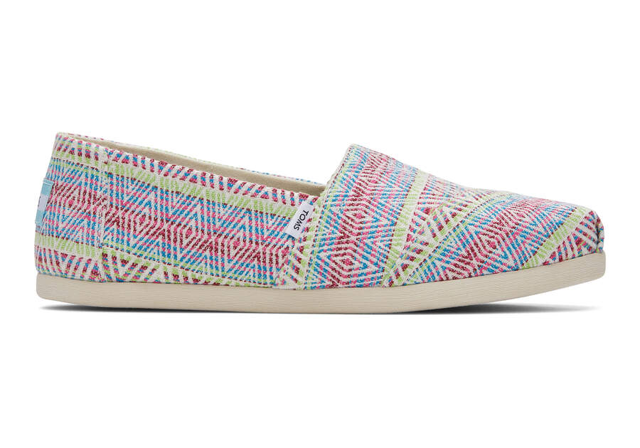 Toms Alpargata Global Woven スリップオン レディース ベージュ | Toms アウトレット店舗 62SWOYUAP