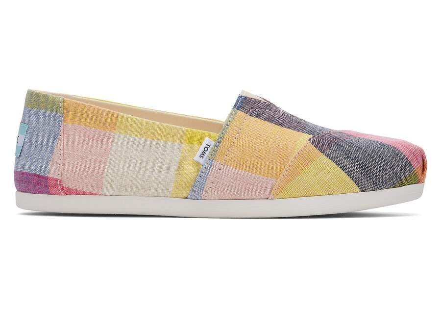 Toms Alpargata Picnic Plaid スリップオン レディース カラー | Toms アウトレット店舗 57BOGUZLK