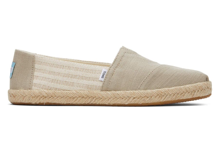Toms Alpargata Recycled Cotton Rope Espadrille スリップオン レディース ブラウン | Toms アウトレット店舗 28ATFYEUR