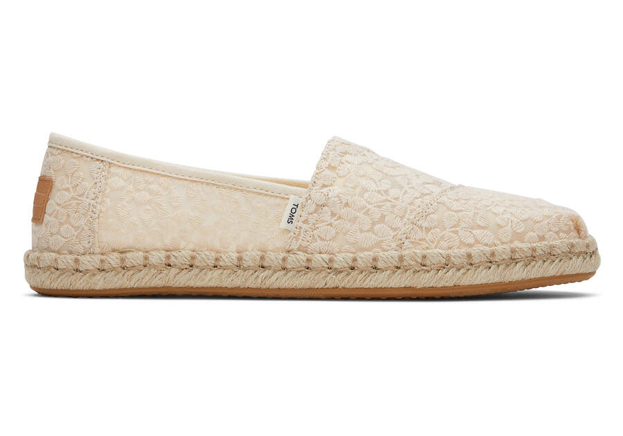 Toms Alpargata Rope Espadrille エスパドリーユ レディース ベージュ | Toms アウトレット店舗 28NYRDQLZ