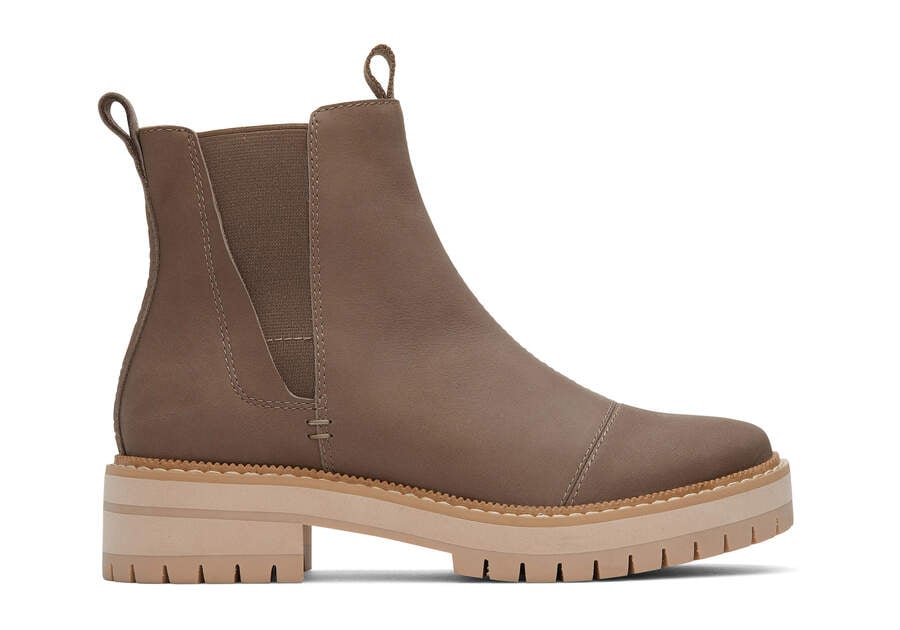 Toms Dakota Boot アンクルブーツ レディース グレー ブラウン | Toms アウトレット店舗 84MWJCADS