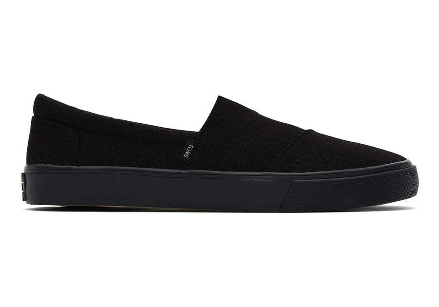 Toms Fenix スリップオン メンズ 黒 | Toms アウトレット店舗 46YTGACNE