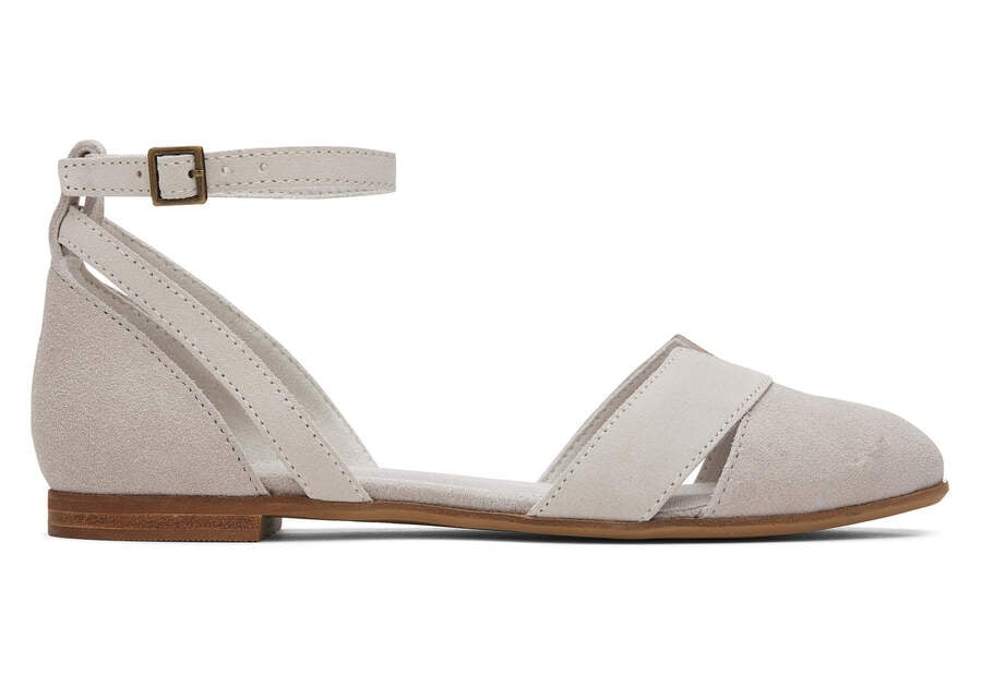 Toms Juliannah フラットシューズ レディース グレー | Toms アウトレット店舗 61FJYOBPS