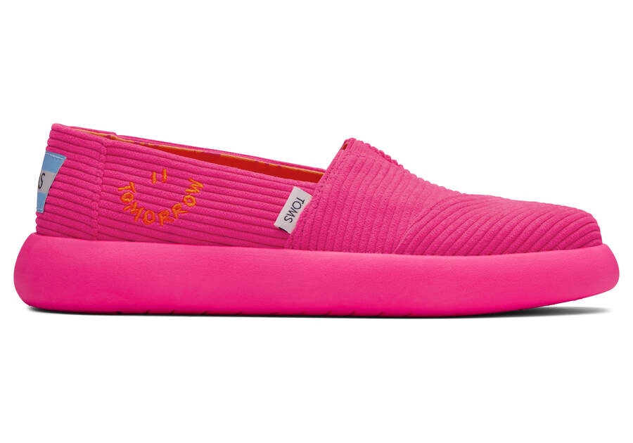Toms Mallow フラットシューズ レディース ピンク | Toms アウトレット店舗 65GXEAKOR