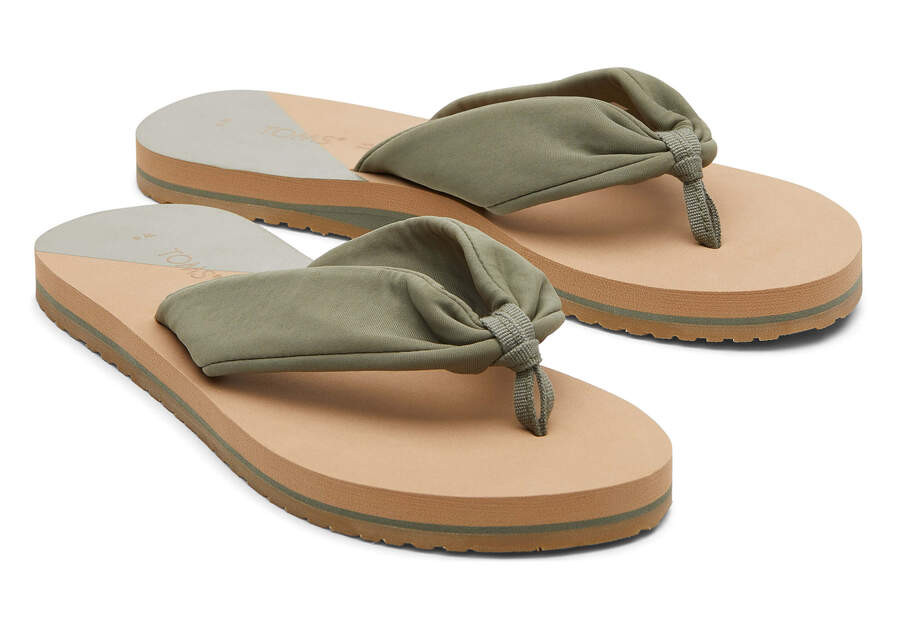 Toms Piper ビーチサンダル レディース グレー | Toms アウトレット店舗 70DNKCPXH