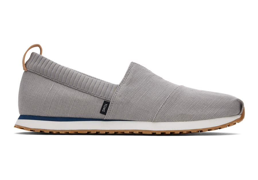 Toms Resident Heritage Canvas スリップオン メンズ グレー | Toms アウトレット店舗 84XOTDQHE