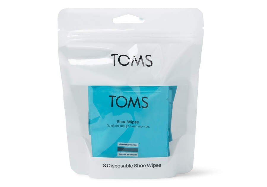 Toms Shoe Cleaning Wipes 8 Pack クリーニングワイプ レディース 白 | Toms アウトレット店舗 75IEATUSP