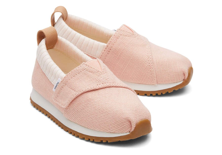Toms Tiny Resident Heritage Canvas スリップオン キッズ コーラル 色 | Toms アウトレット店舗 46HIKROCS