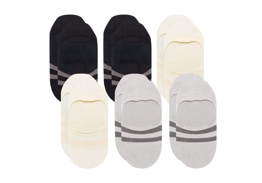 Toms Ultimate No Show Basics 6 Pack ソックス レディース カラー | Toms アウトレット店舗 31DKYAJFS