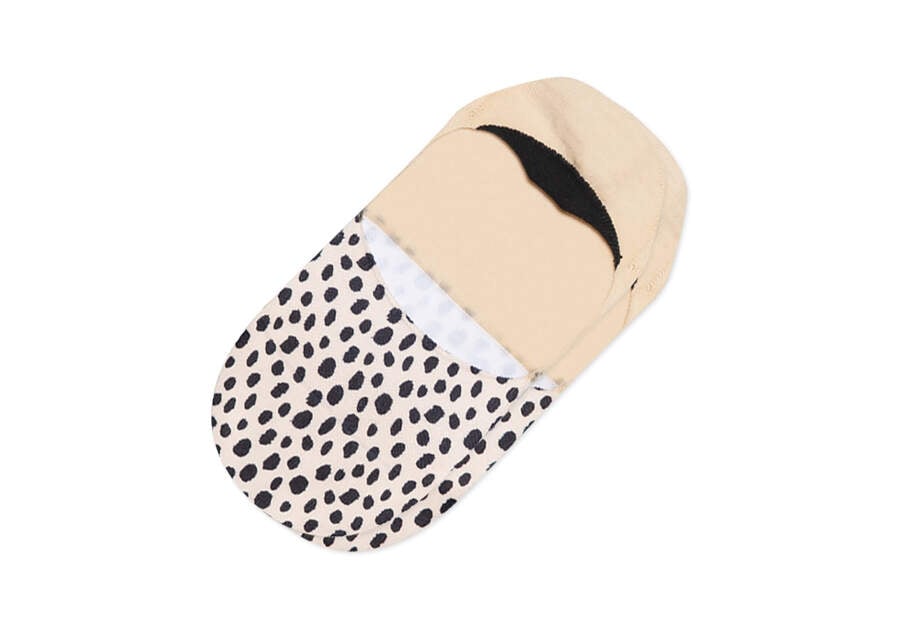 Toms Ultimate No Show Mini Cheetah ソックス レディース ベージュ | Toms アウトレット店舗 04POAJRYF