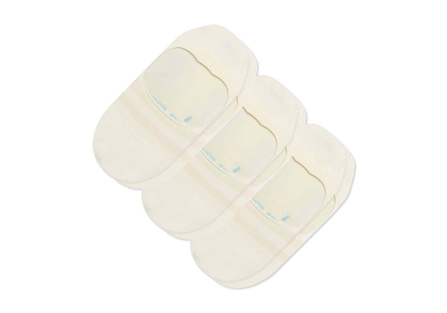 Toms Ultimate No Show Off-White 3 Pack ソックス レディース 白 | Toms アウトレット店舗 27MEOPWDR