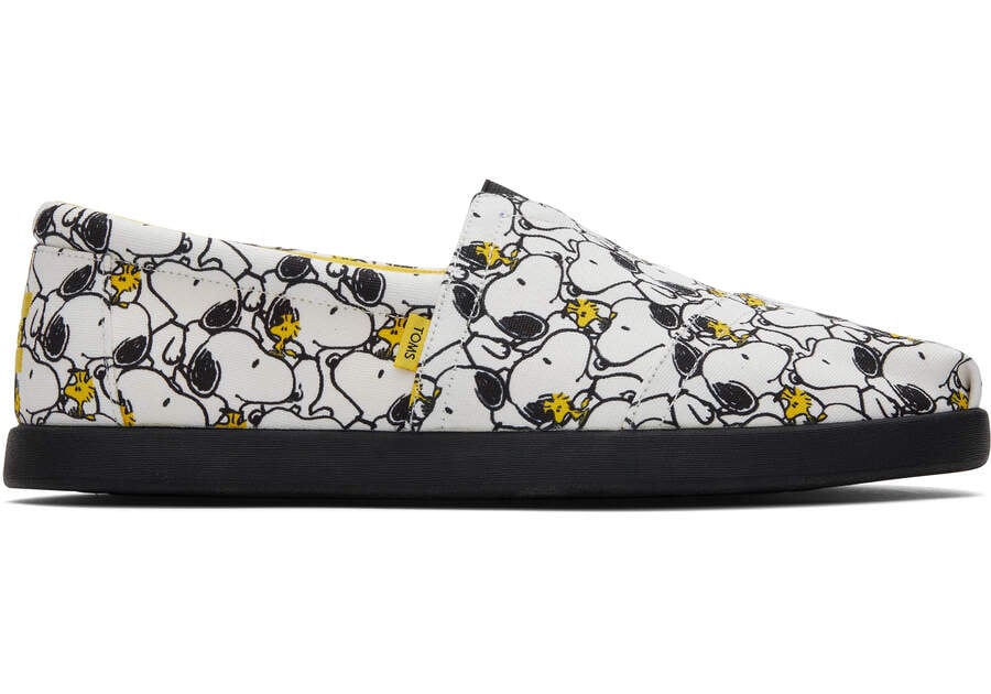 Toms X Peanuts® Alp Fwd エスパドリーユ メンズ 白 | Toms アウトレット店舗 82GDRIBEY