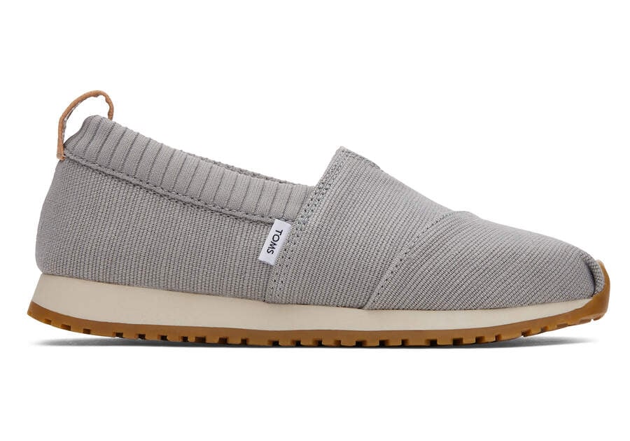 Toms Youth Resident スリップオン キッズ グレー | Toms アウトレット店舗 06TFZPXSD